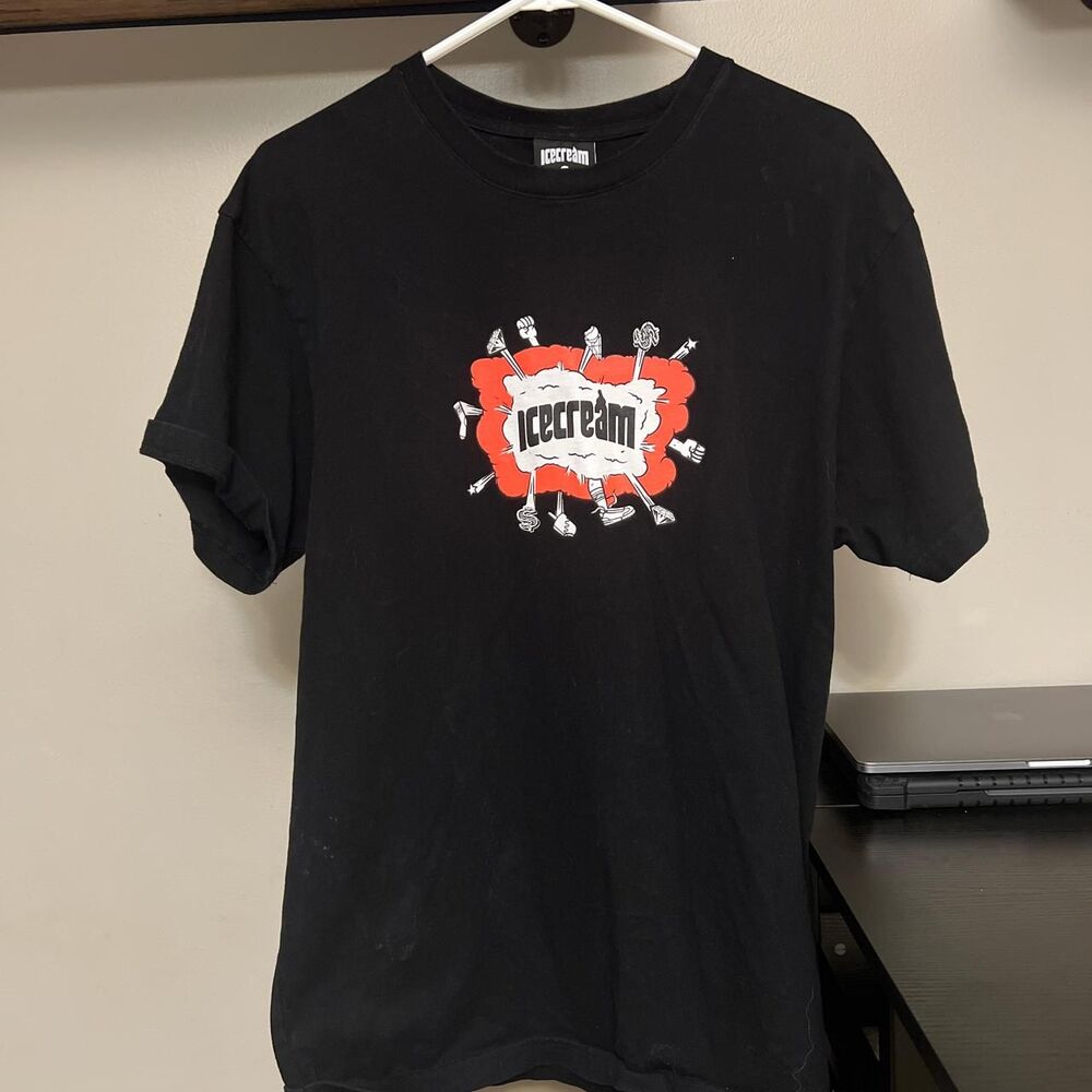 Ice-cream Men's Black T-shirt